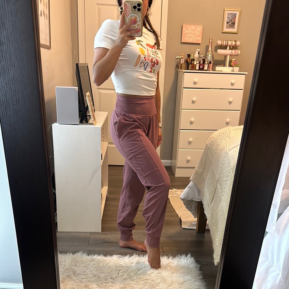 Athleta Women's Mauve Jogger Pants